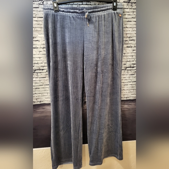 DANSKIN Ribbed Velour Long Sleeve Top & Pants Size Large - Picture 4 of 7